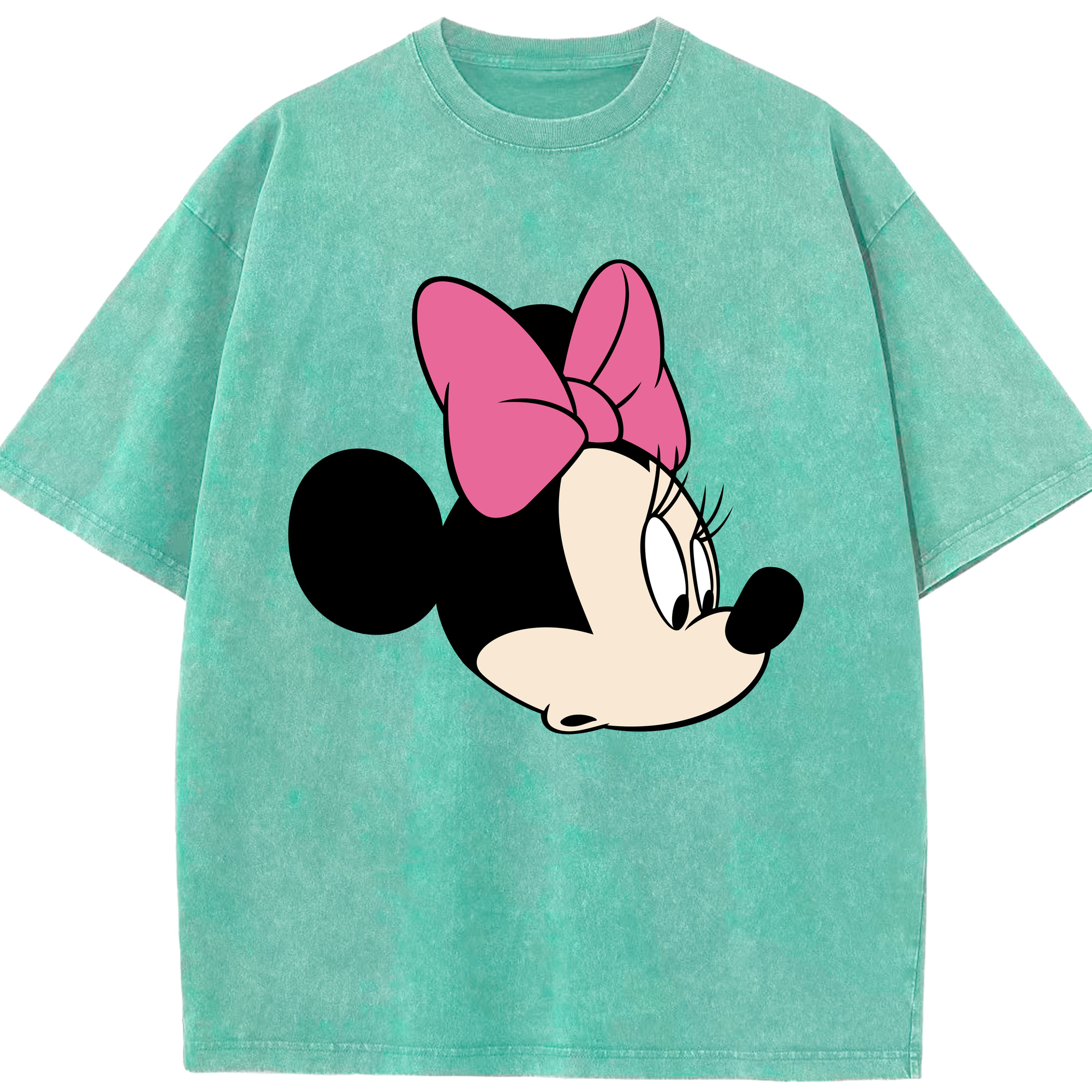 （画像用） ミッキーマウス Mickey Mouse 綿100% ヴィンテージ風 半袖Tシャツ（フロントプリント）